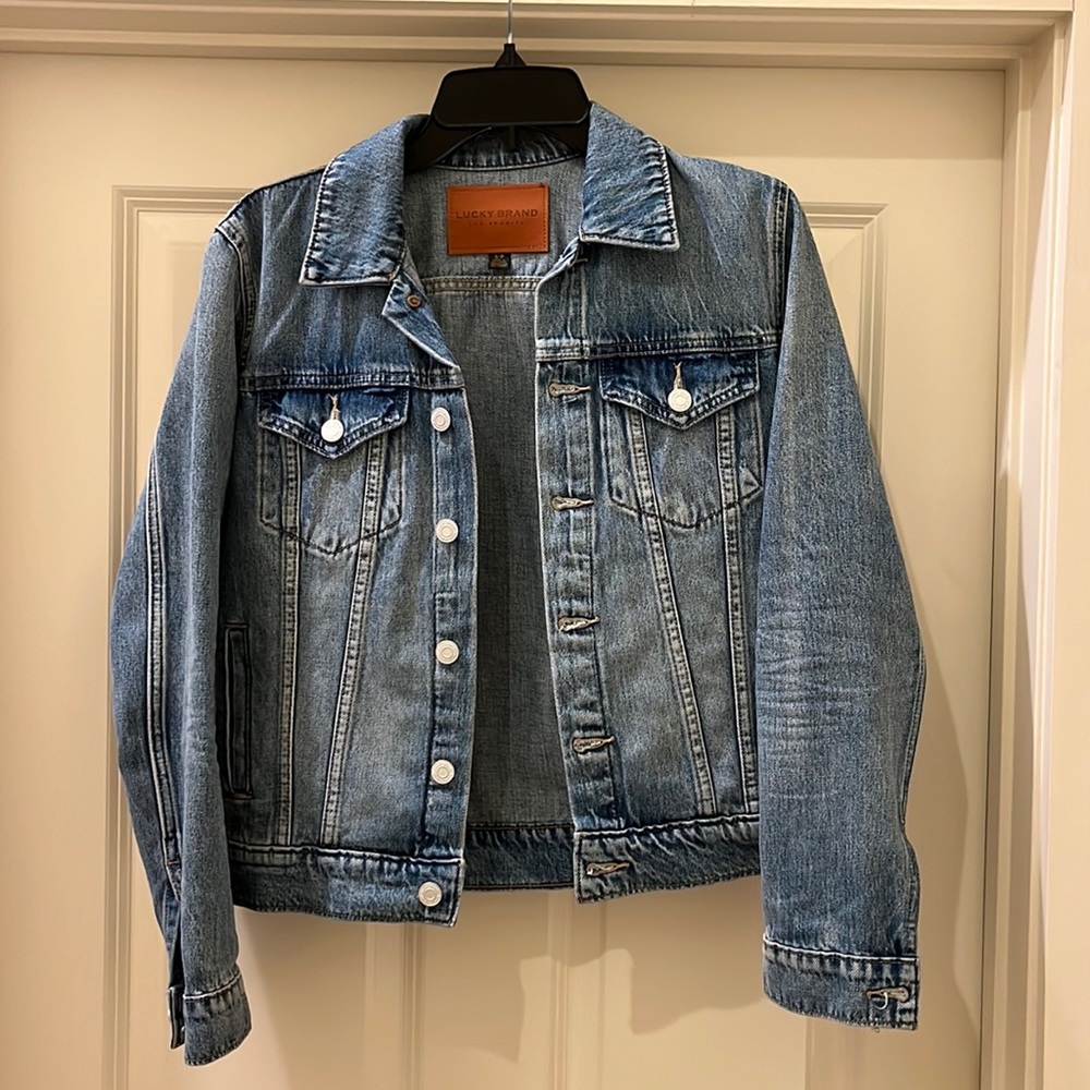 Lucky Brand Denim Jacket - Tomboy Denim Trucker Jacket